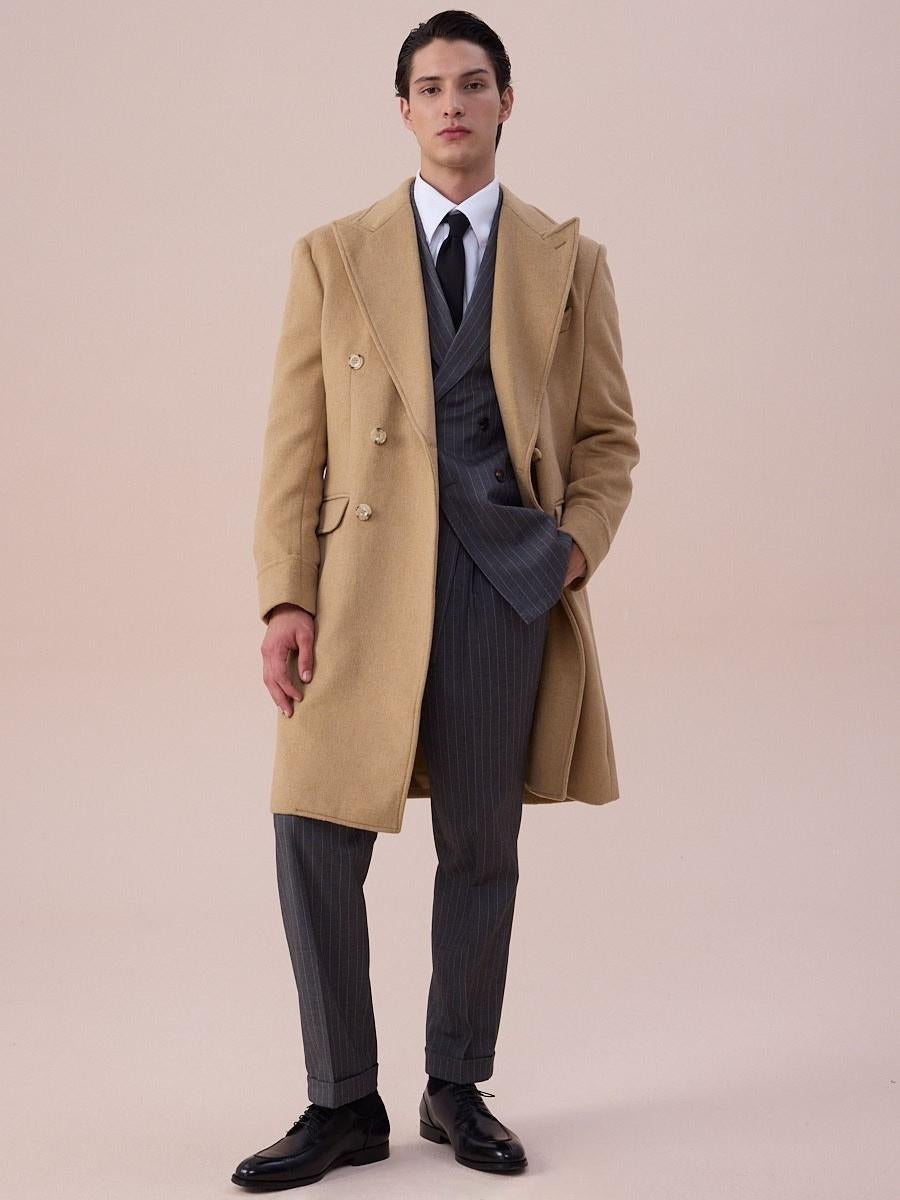Loops Cortona Double-Breasted Overcoat