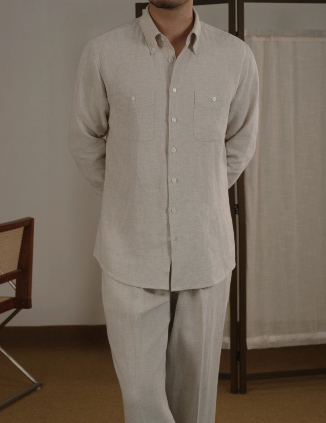Tencel Linen Blend Shirt