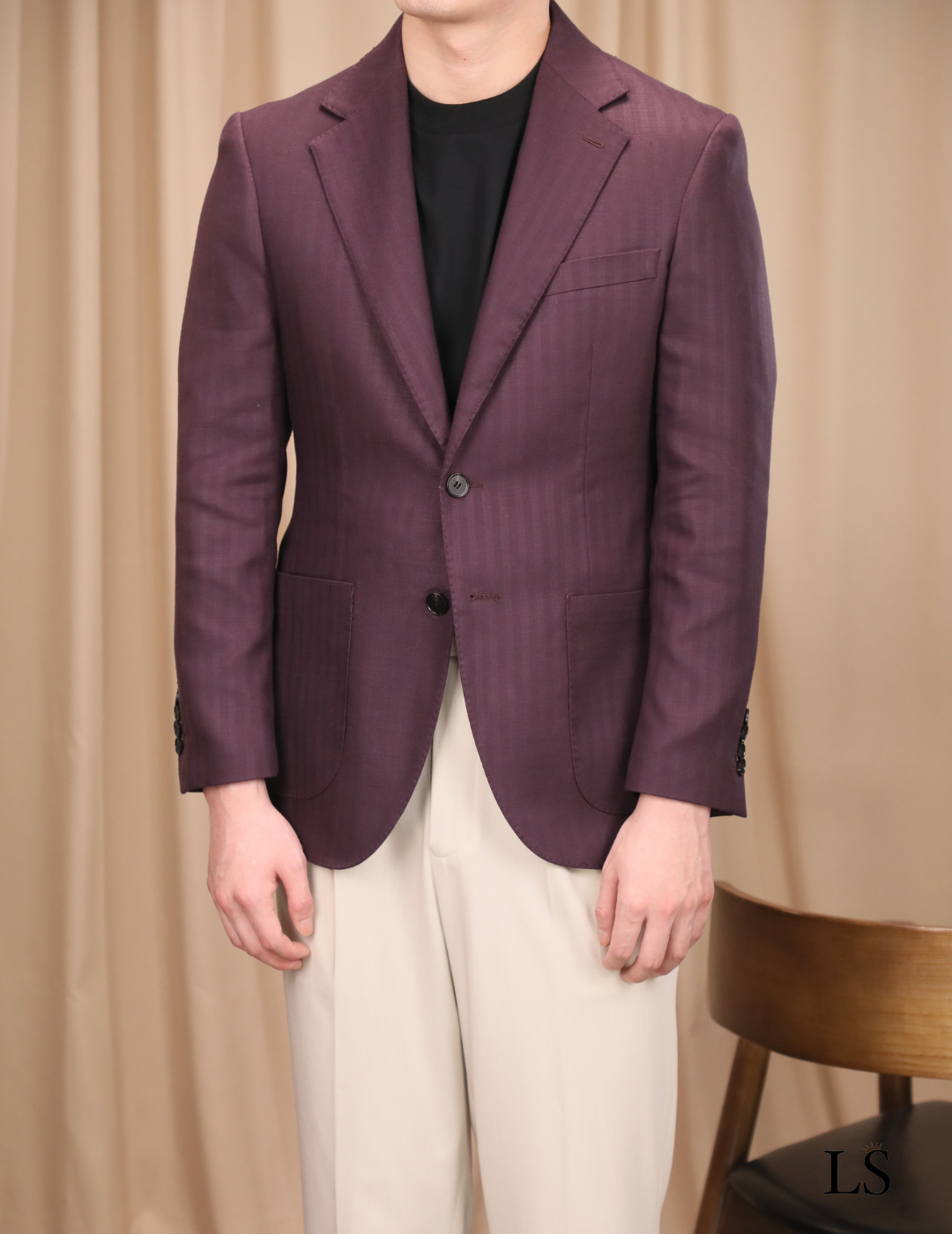 Blazer Siena en Tencel et lin pour homme