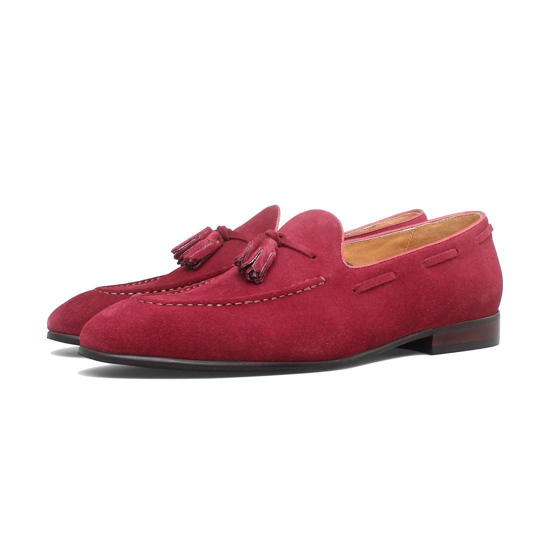Men's Bologna Suede Tassel Loafer