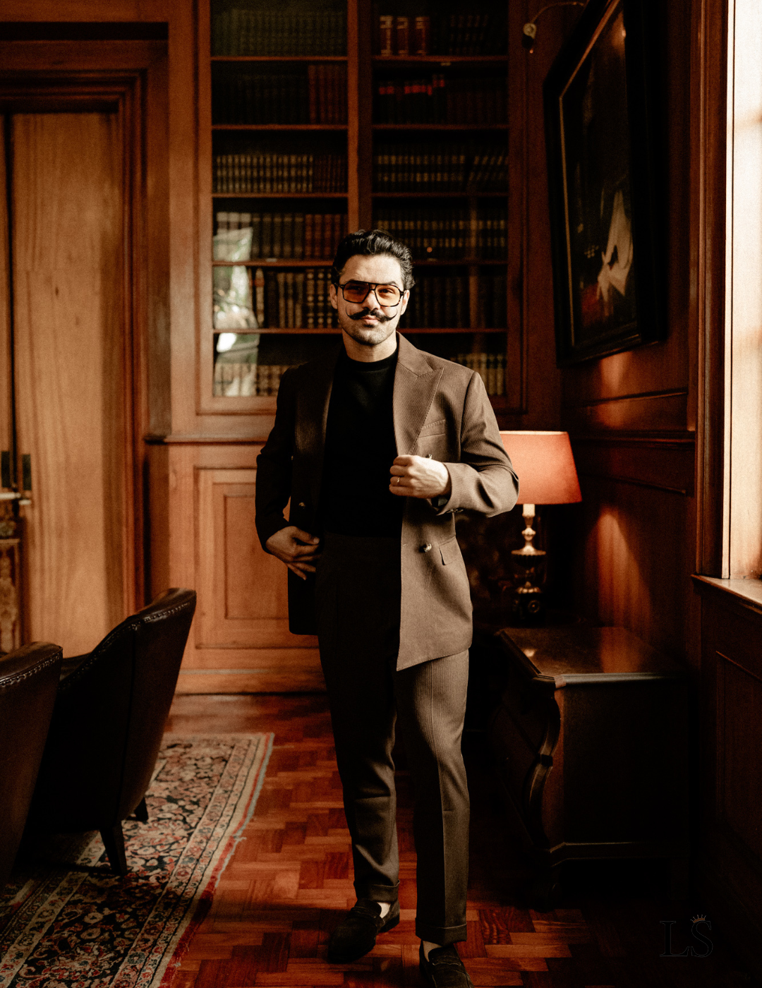 Traje italiano cruzado Marsala