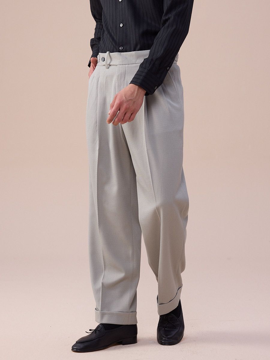 Pantalon large taille haute Trento