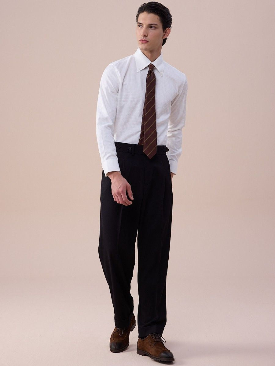 Pantalon large taille haute Trento
