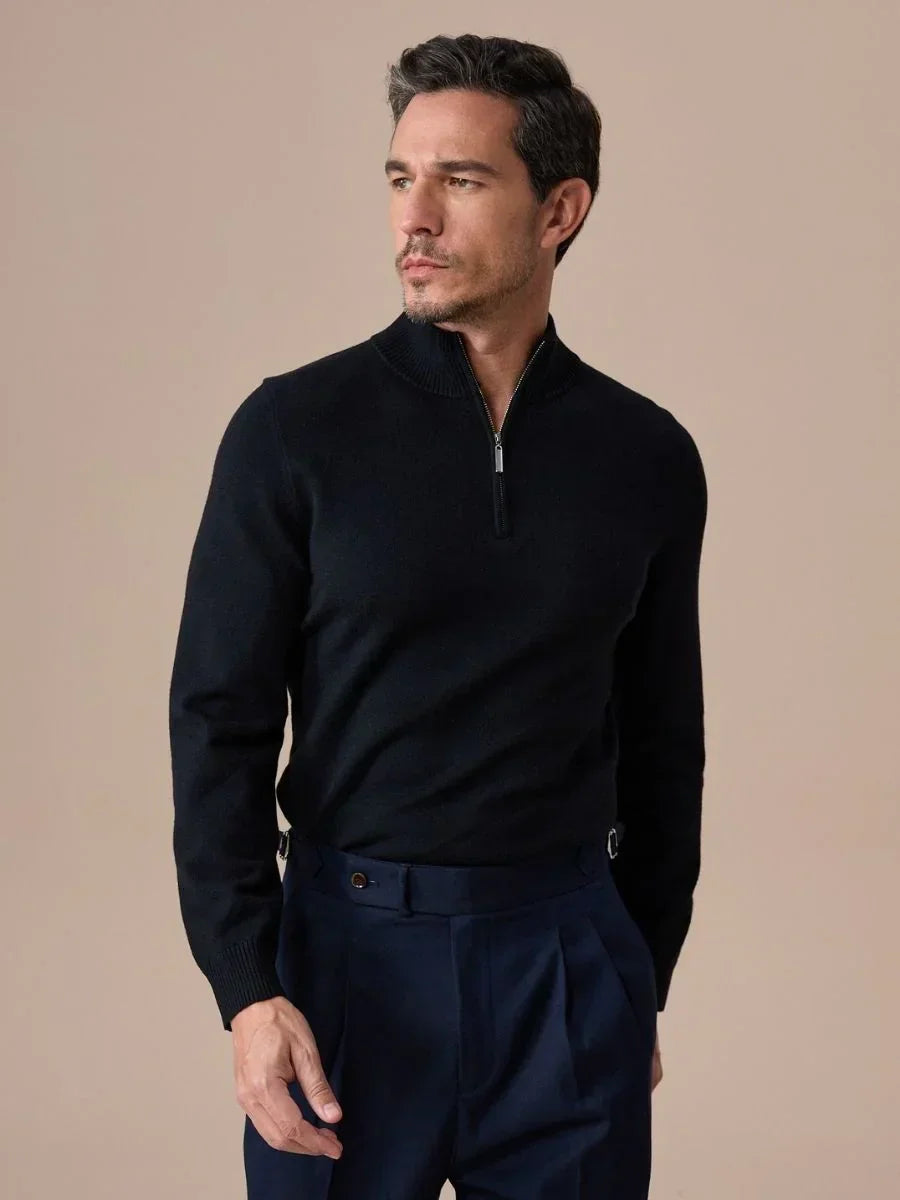 Loops Half-Zip Knit Sweater