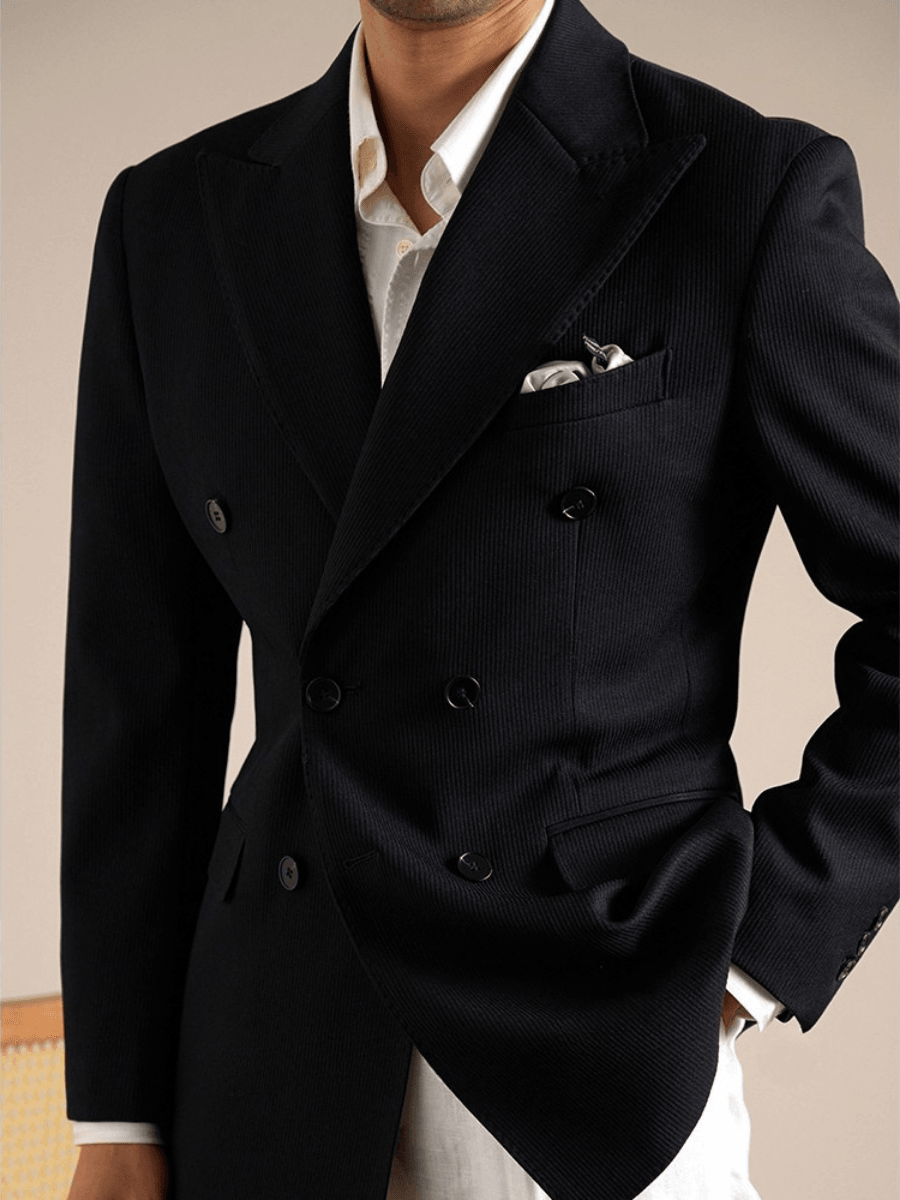 Traje italiano cruzado Marsala