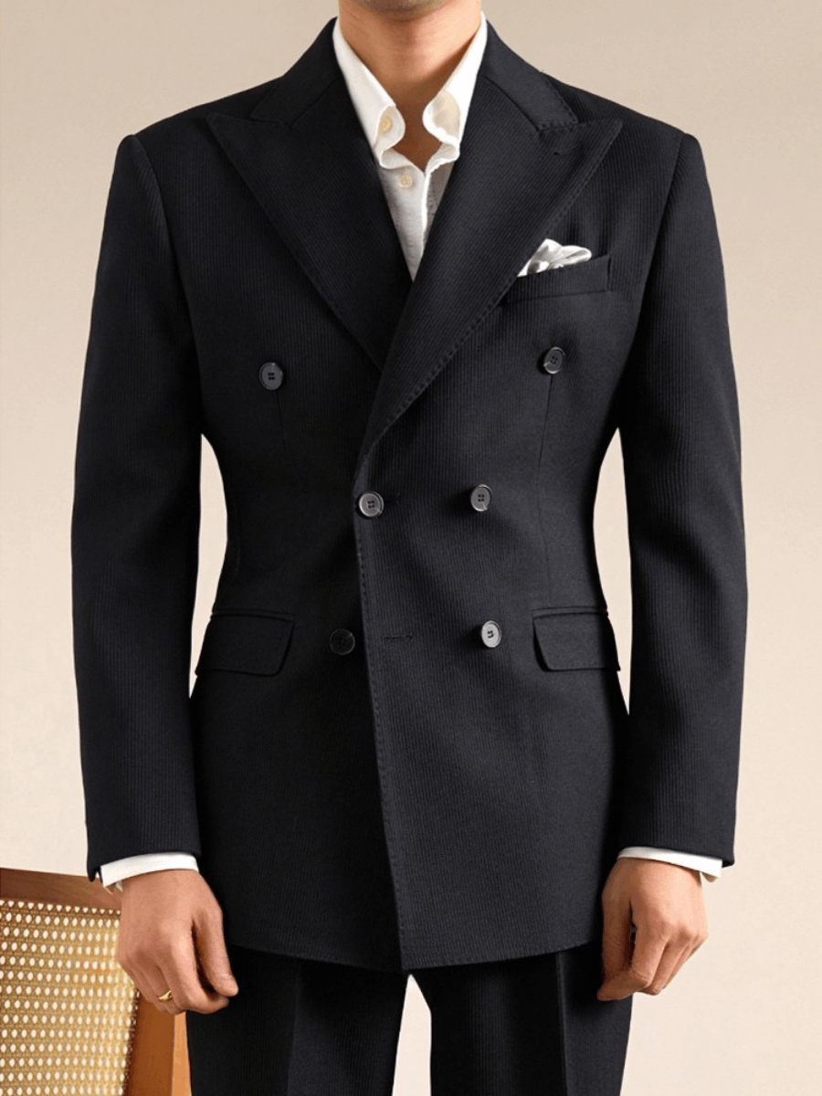 Traje italiano cruzado Marsala