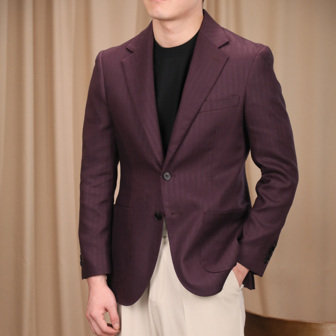 Blazer Siena en Tencel et lin pour homme