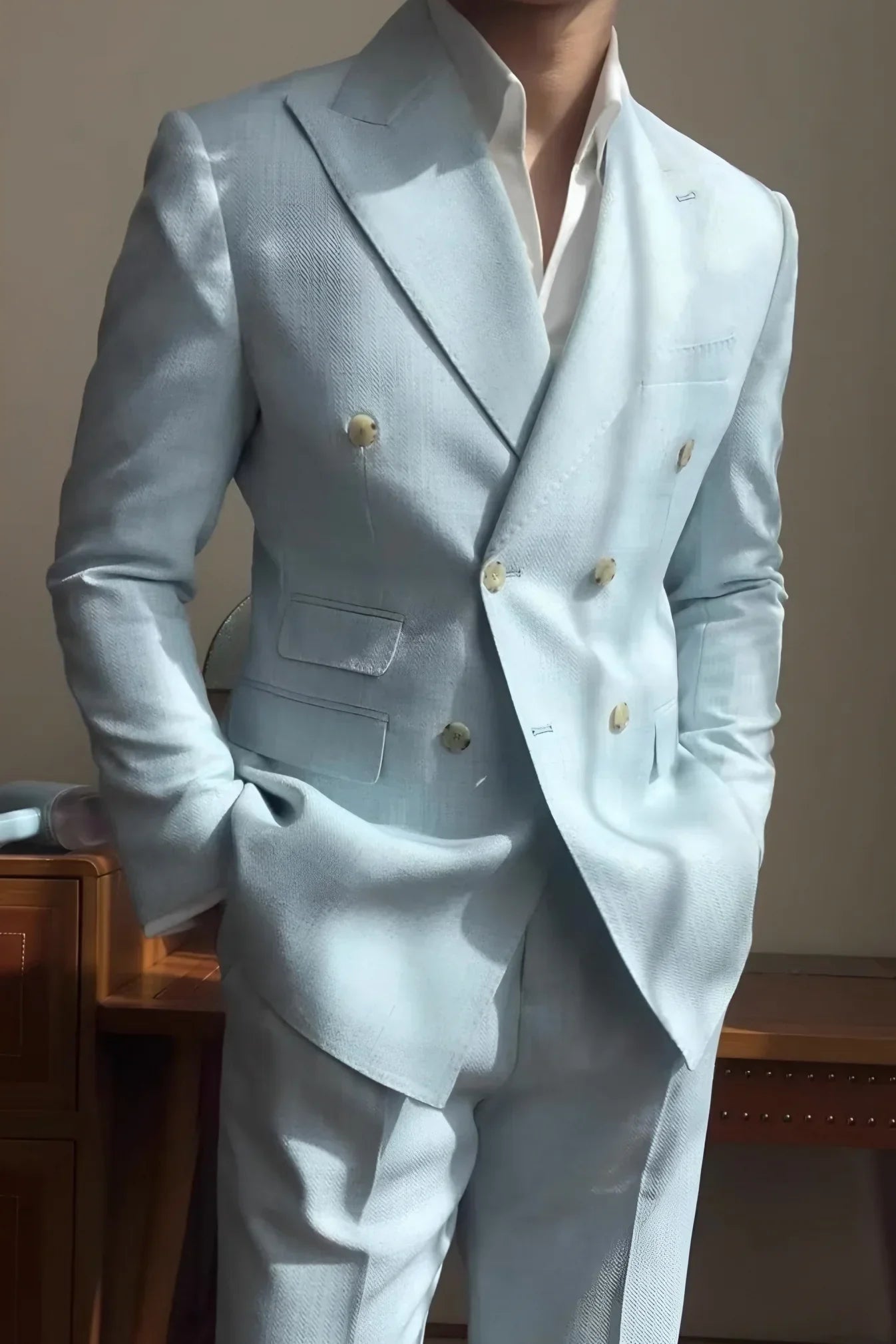 Traje de doble botonadura Napoli