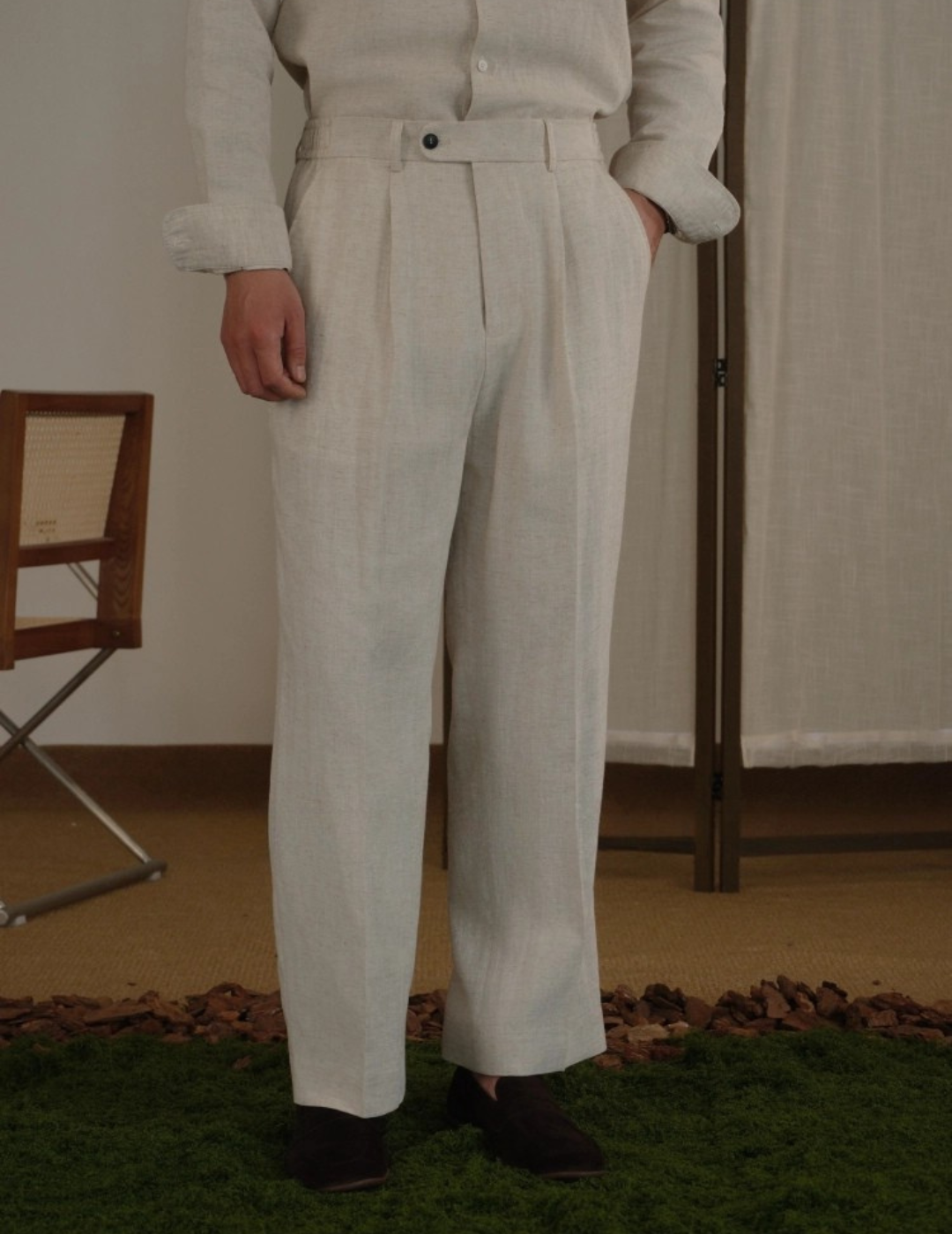 Tencel Linen Blend Pants