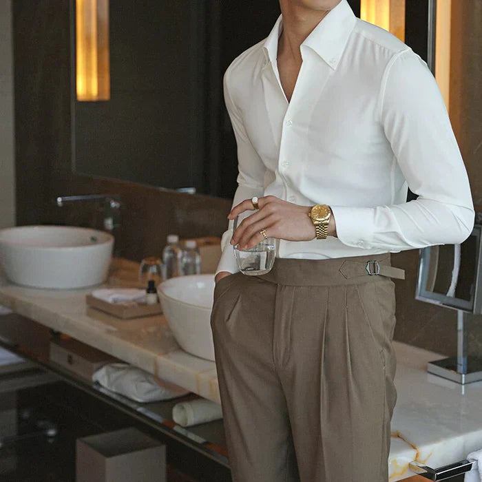 Men's Dress Shirt Looped LS032
