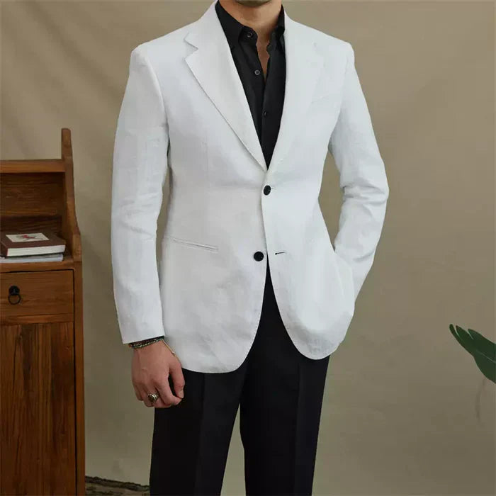 Blazer en lin bouclé LS036