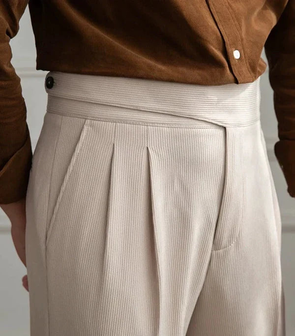 Pantalon Gurkha texturé Bologne