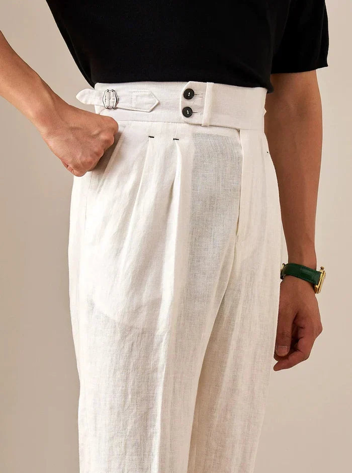 Linen Pants Looped LS035