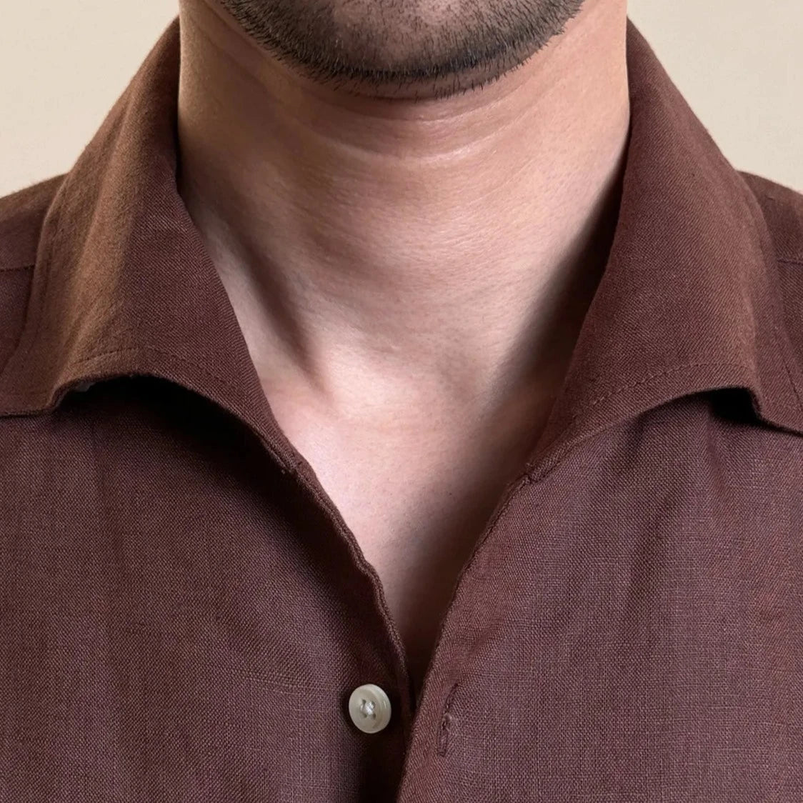 Looped LS031 Men's Linen Dress Shirt