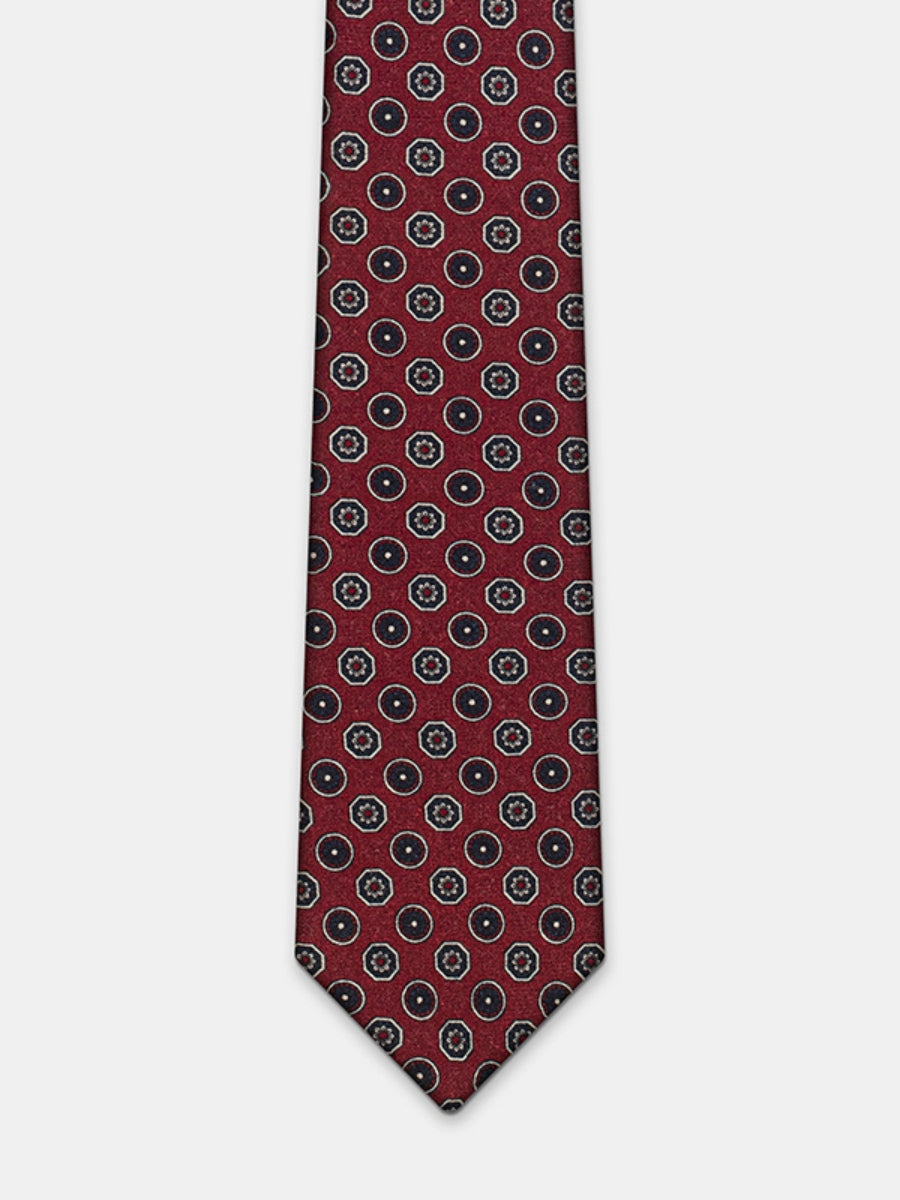 Loops Geometric Wool Tie