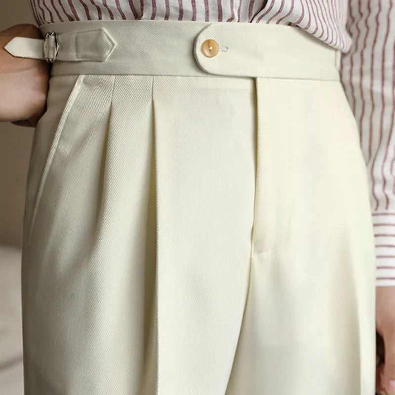 Pantalones Gurkha con trabillas LS055