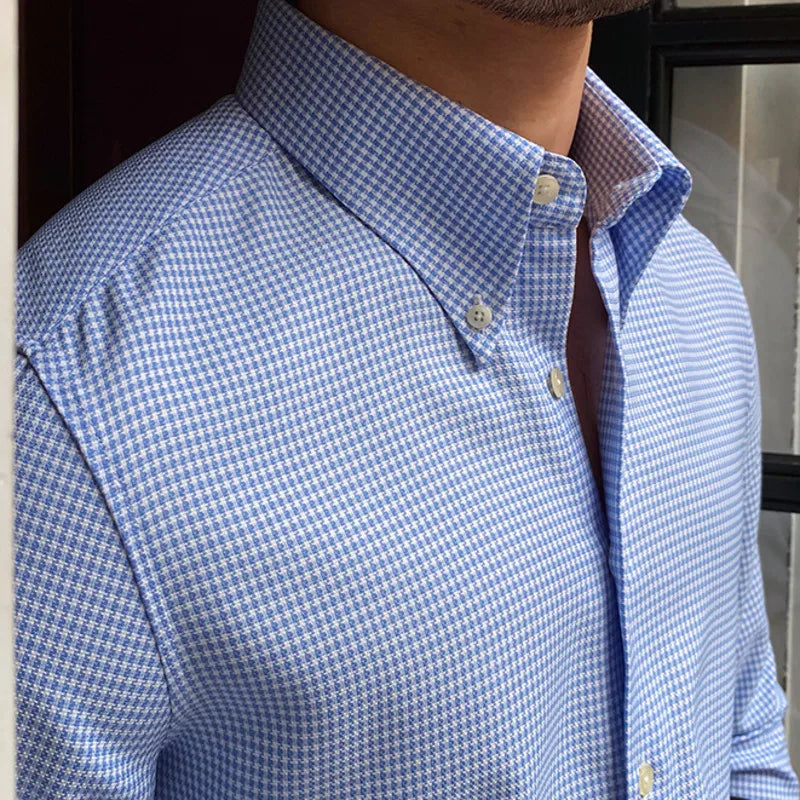 Men's Dress Shirt Looped LS015