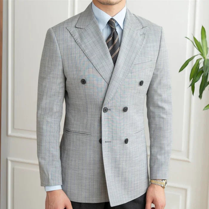 Double Breasted Blazer Looped LS033