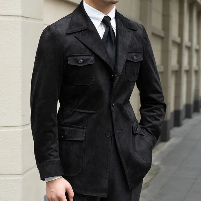 Suede Safari Jacket