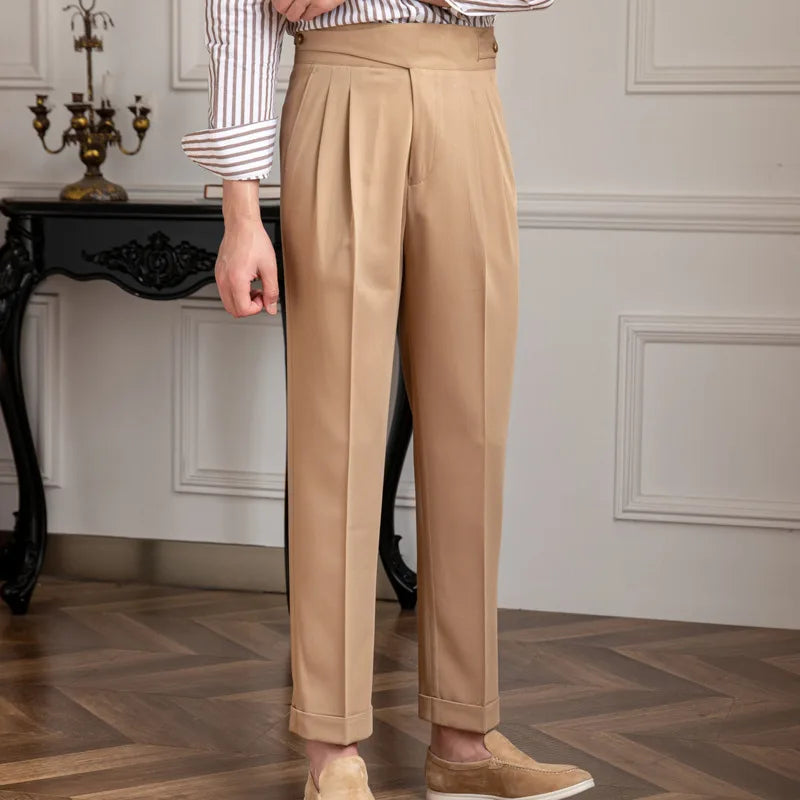 Pantalones Gurkha con trabillas LS057