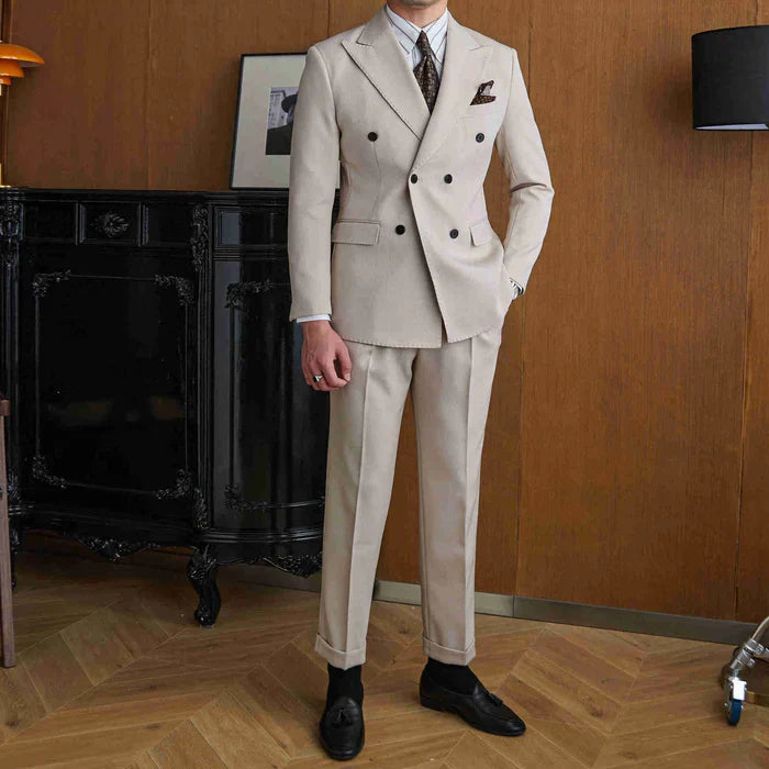Traje italiano cruzado Marsala