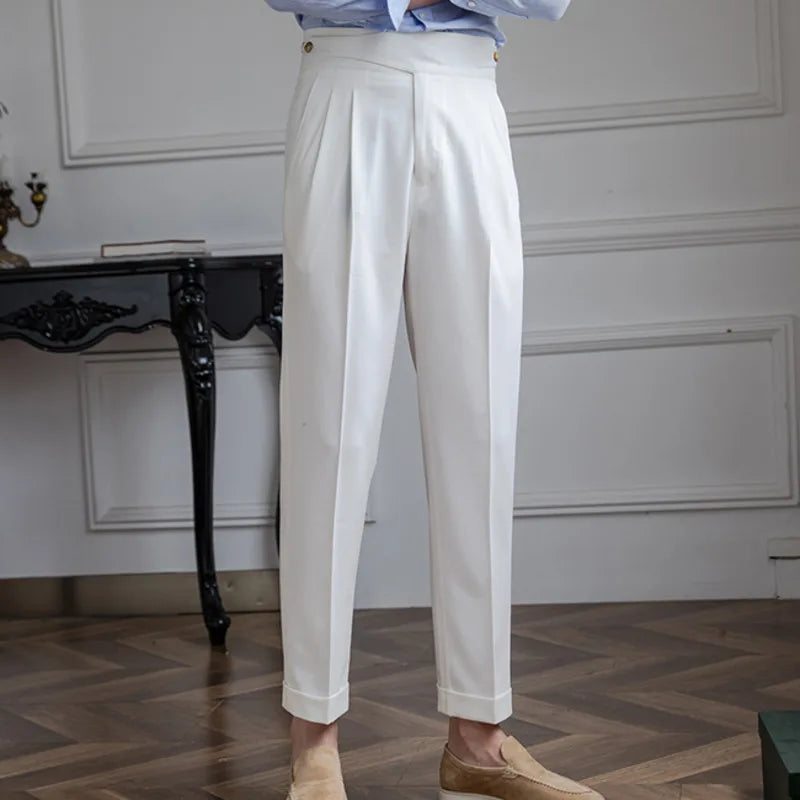 Pantalones Gurkha con trabillas LS057