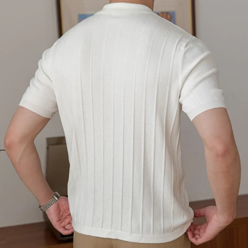 Camisa de hombre LS022 con lazo