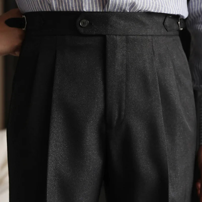 Pantalones Gurkha con trabillas LS055