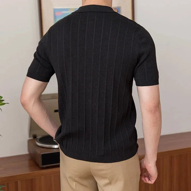 Camisa de hombre LS022 con lazo