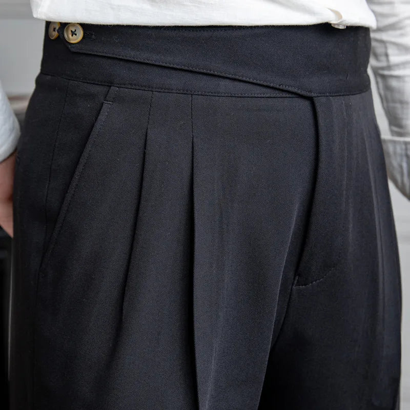 Pantalones Gurkha con trabillas LS057