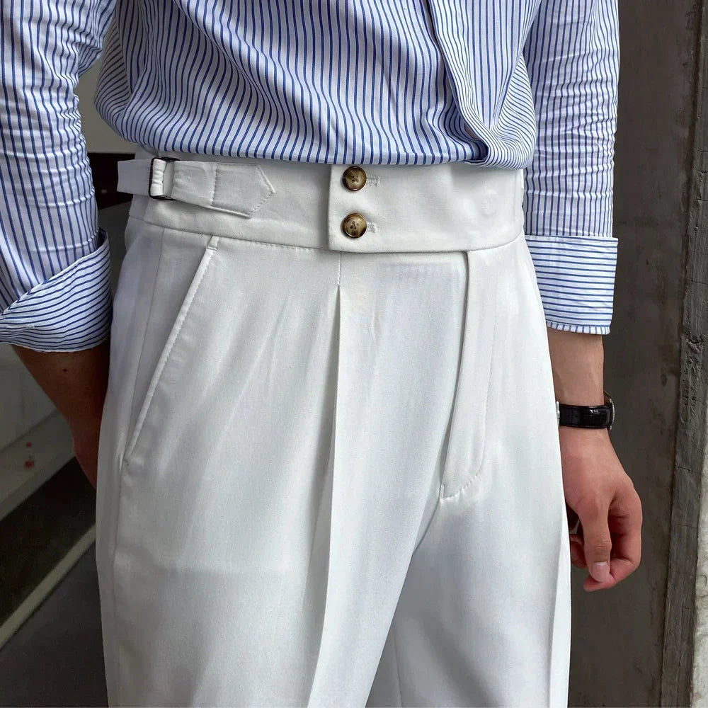Pantalones Gurkha con trabillas LS056