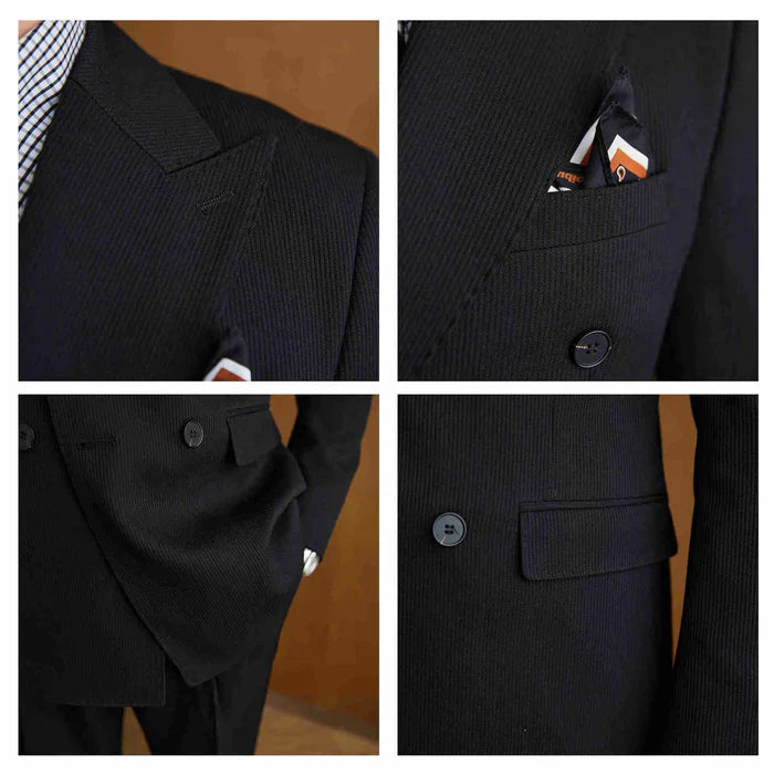Traje italiano cruzado Marsala