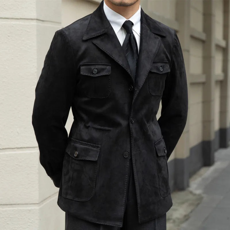 Suede Safari Jacket