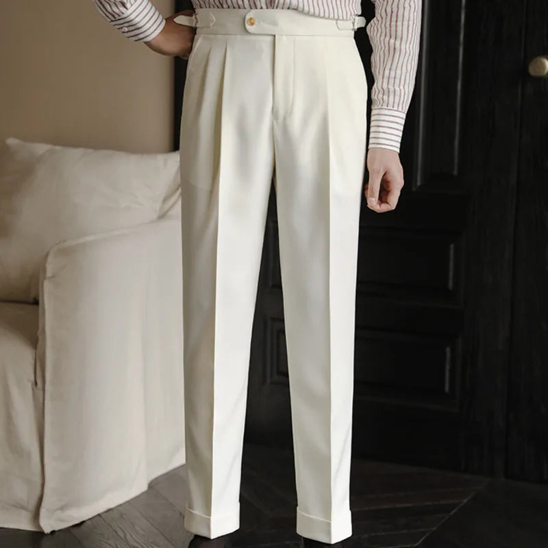 Pantalones Gurkha con trabillas LS055
