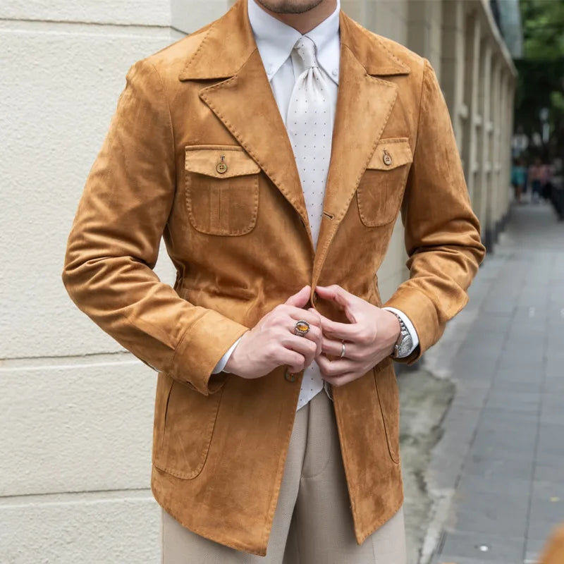 Suede Safari Jacket