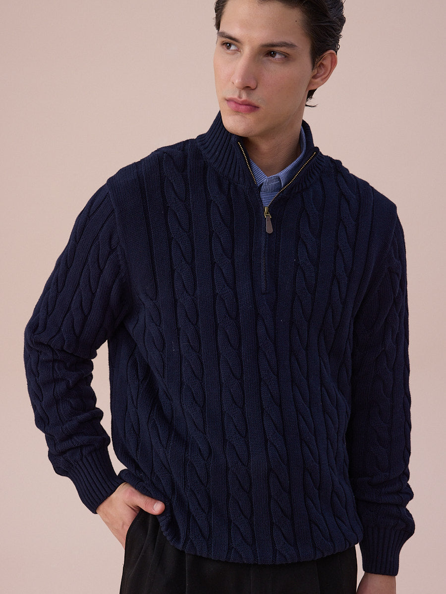 Suéter con cremallera Loops Alveron