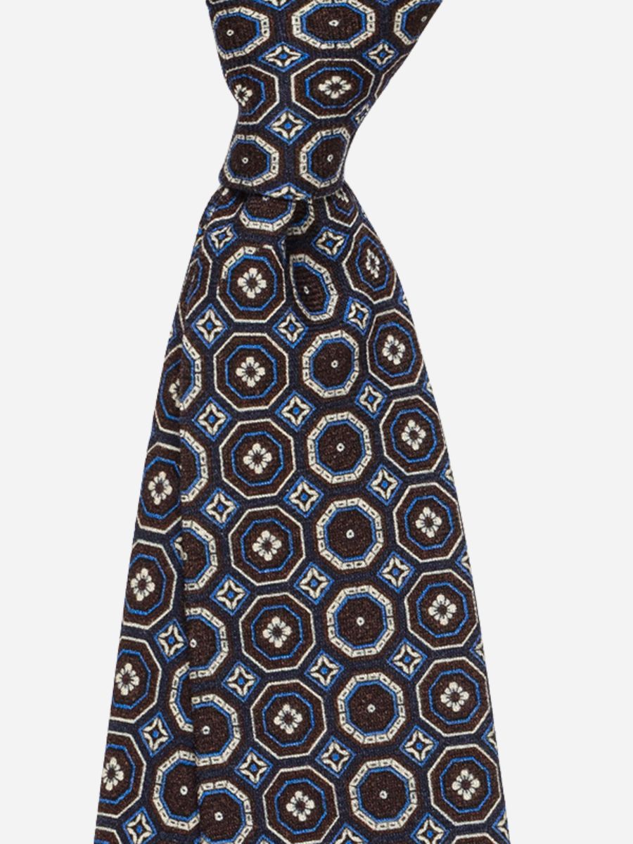 Loops Geometric Wool Tie