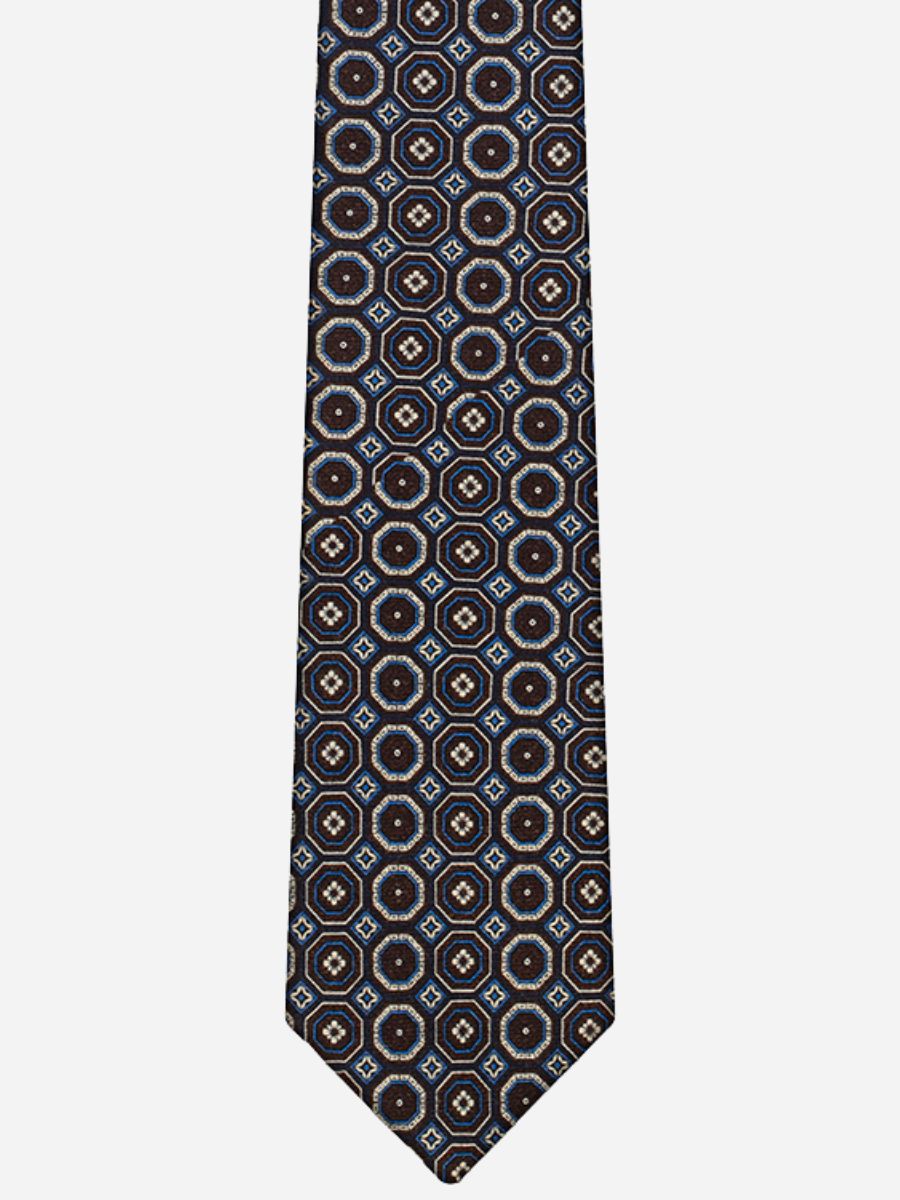 Loops Geometric Wool Tie