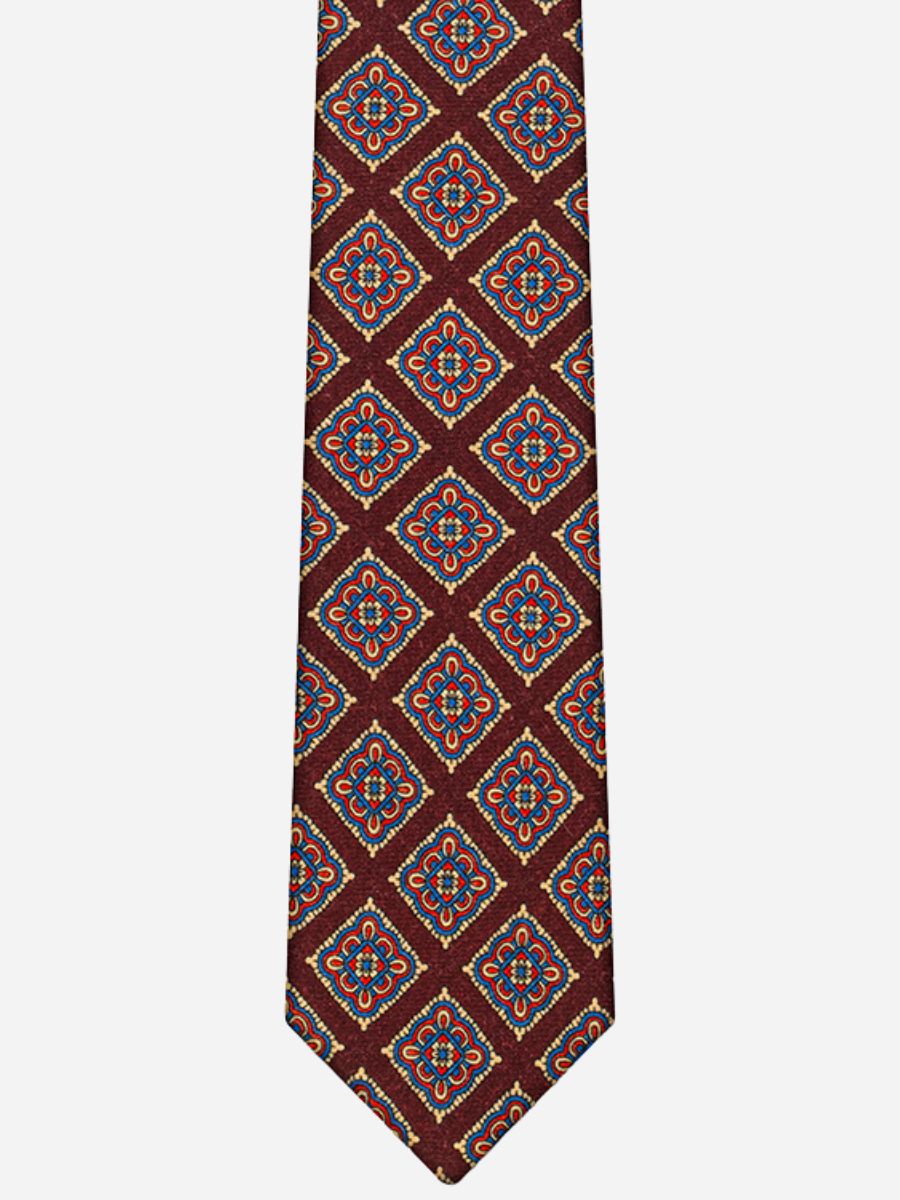Loops Geometric Wool Tie