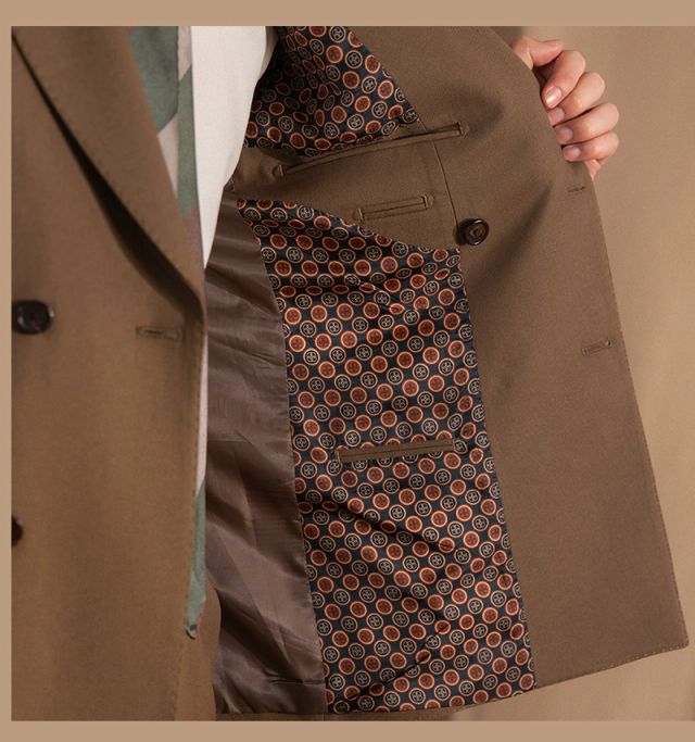 Blazer cruzado Cagliari marrón