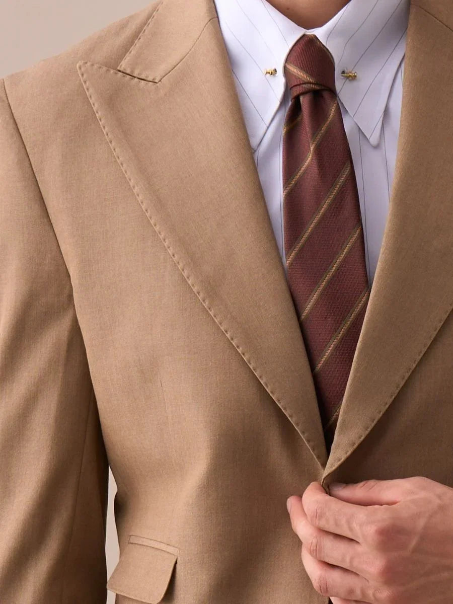 Loops Italian Wrinkle-Free Striped Long-Sleeve Shirt