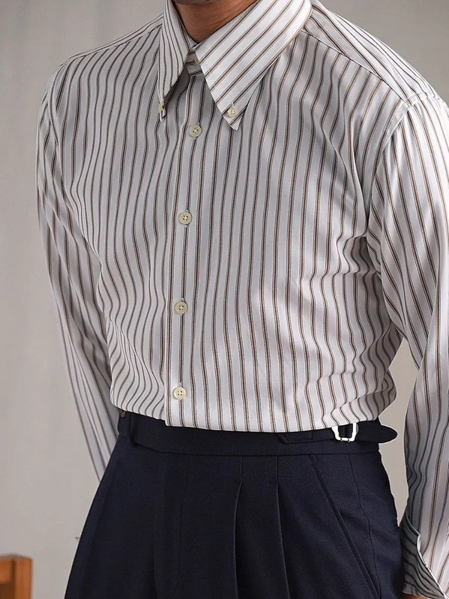 Chemise classique rayée Loops Montoro