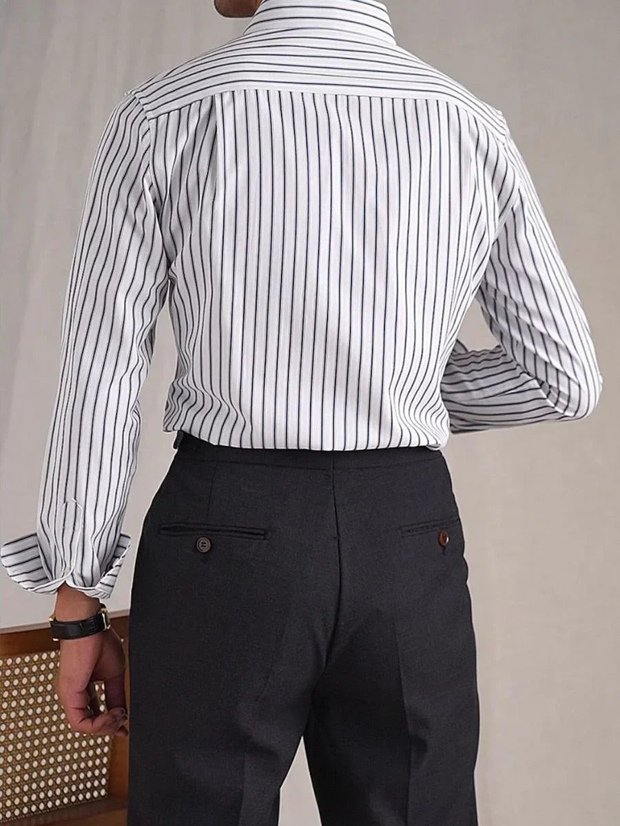 Chemise classique rayée Loops Montoro