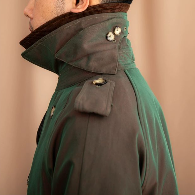 Manteau long Bari croisé
