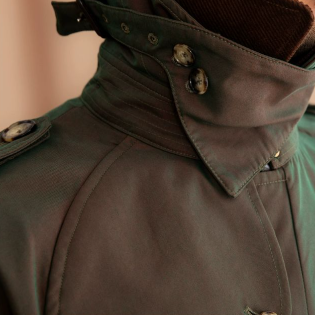 Manteau long Bari croisé