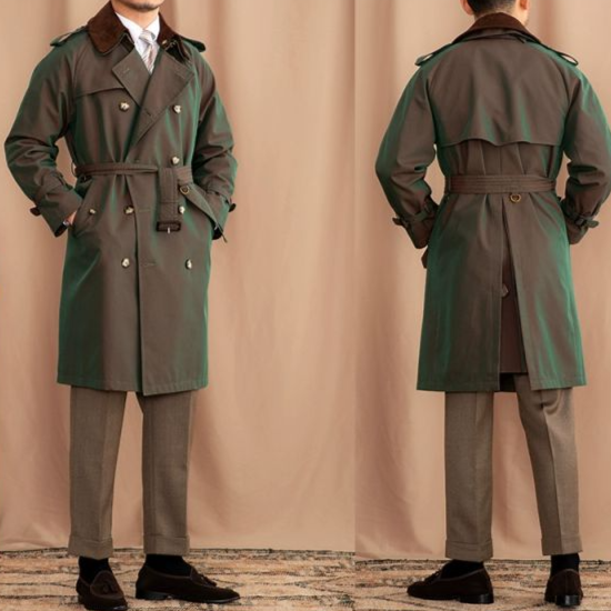 Manteau long Bari croisé