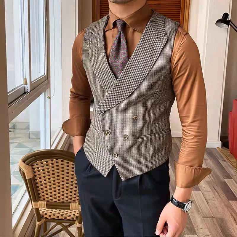 Houndstooth Vest