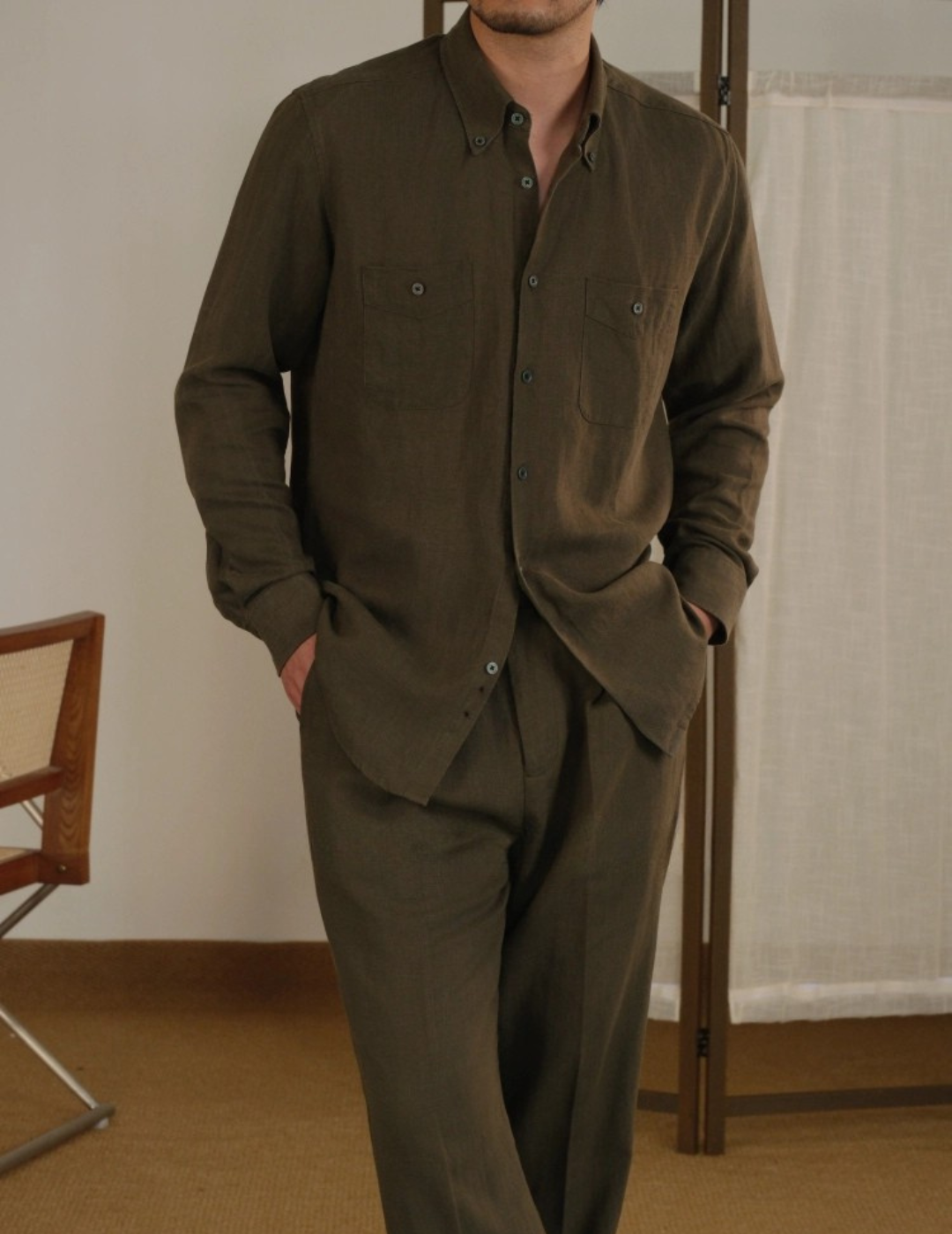 Tencel Linen Blend Shirt