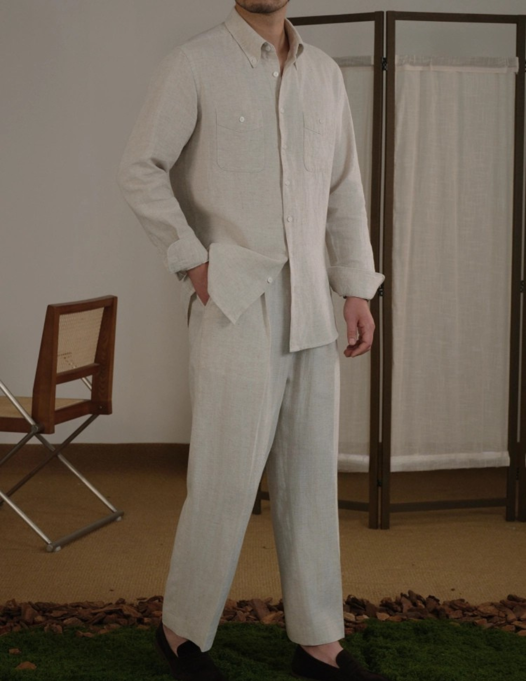 Tencel Linen Blend Shirt