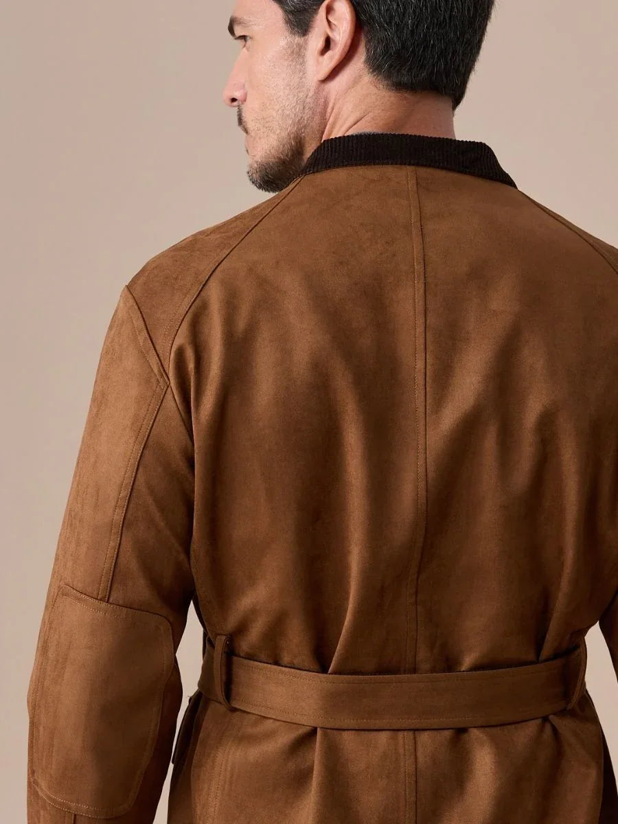 Suede Style Vintage Hunting Jacket
